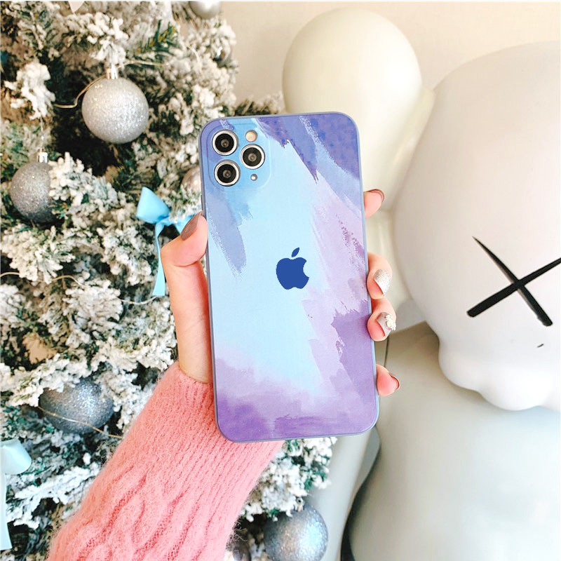 Ốp lưng iphone Color Mojito cạnh vuông BVC 5s/6/6plus/6s/6splus/7/7plus/8/8plus/x/xr/xs/11/12/pro/max/plus/promax/mini