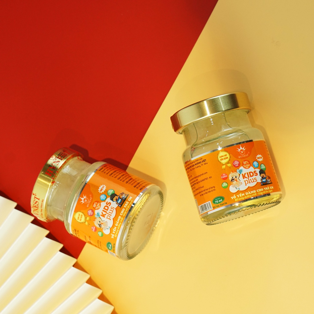 Yến Tươi Chưng Sẵn HVNEST cho bé Vị Kids Plus 70ml
