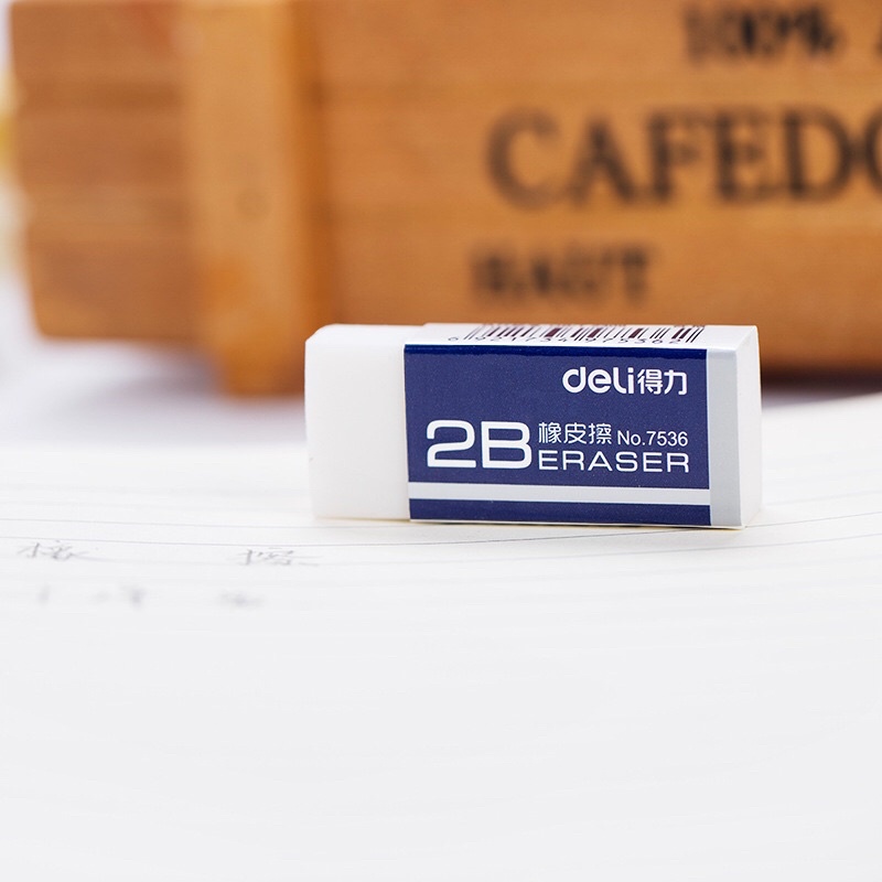 TẨY BÚT CHÌ DELI CHÍNH HÃNG 2B