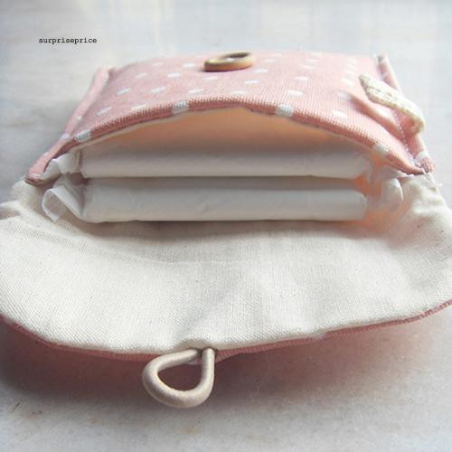 Túi đựng băng vệ sinh thiết kế nhỏ gọn tiện dụng cho nữ