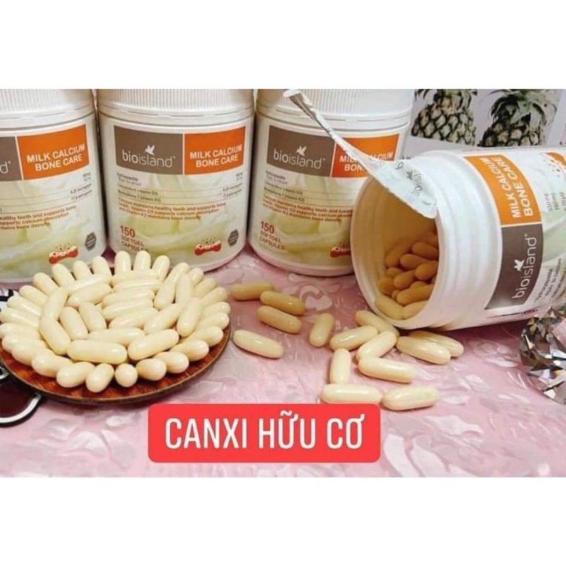 VIÊN UỐNG CANXI HỮU CƠ BIOISLAND 150 VIÊN