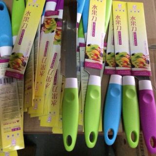 Dao cán xanh tím cán nhựa dao inox
