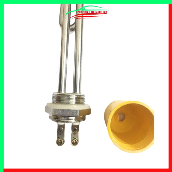 Điện trở củ ren thanh nhiệt phi 32mm điện áp 220V công suất 2KW-6KW