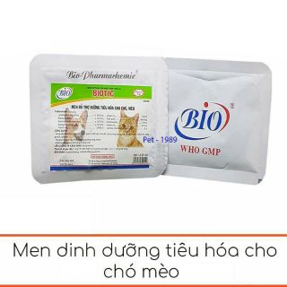 MEN TIÊU HÓA CHÓ MÈO BIO TIC - MEN VITAMIN TĂNG ĐỀ KHÁNG CHÓ MÈO 5g