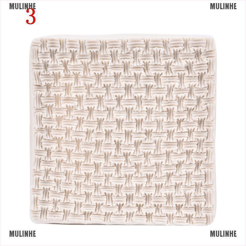 Khuôn Silicone Tạo Hình Đan Len Trang Trí Bánh DIY