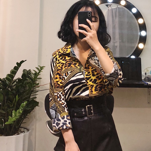 Sơmi hoạ tiết