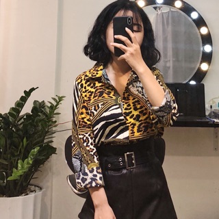Sơmi hoạ tiết