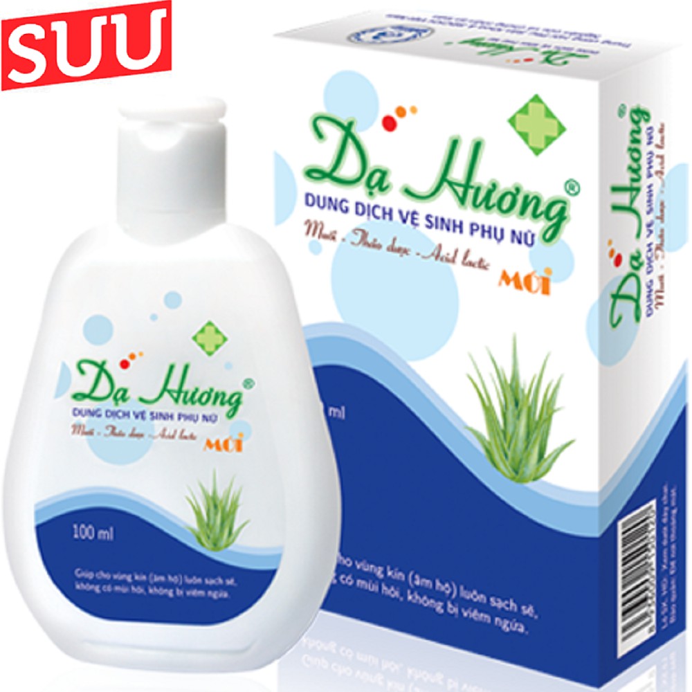 Dung dịch vệ sinh phụ nữ Dạ Hương 100ml Tươi mới, suu.shop cam kết 100% chính hãng
