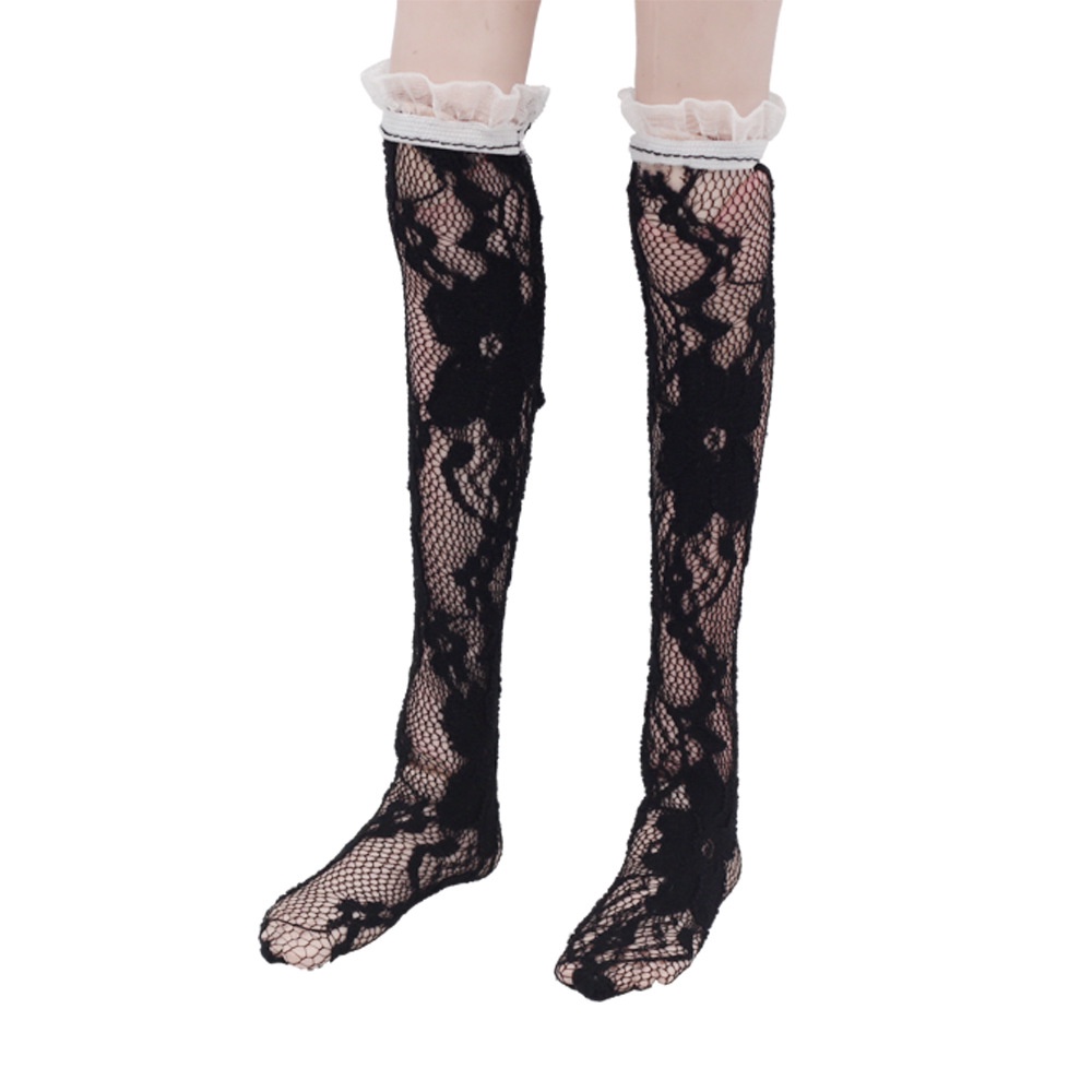 Vớ dài phối ren màu sắc ngọt ngào xinh xắn cho búp bê 60cm 1/3