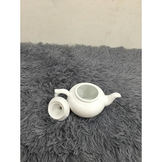 BÌNH TRÀ TRẮNG 18.5 CM - GỐM SỨ MINH LONG I