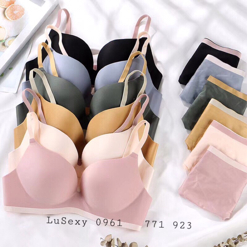 ÁO NGỰC ÁO LÓT ĐÚC Êm Mềm NÂNG ĐẨY không viền không gọng CAO CẤP - Áo ngực mặc áo dài đẹp tạo khe màu da đen hồng cam | BigBuy360 - bigbuy360.vn