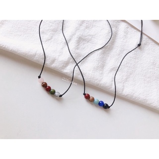 Vòng cổ handmade ngũ sắc