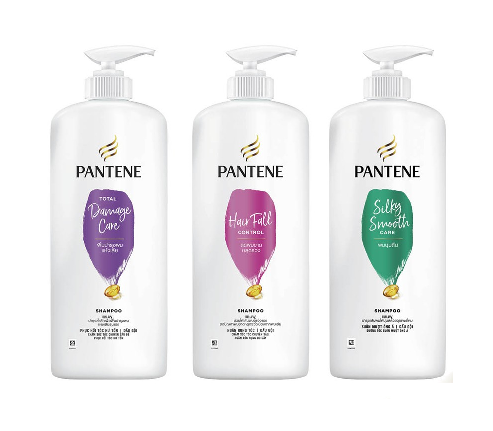 Dầu Gội PANTENE chai 1200ml Ngăn Rụng Tóc/ Mượt Mà Óng Ả / Chăm Sóc Hư Tổn