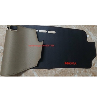 Thảm taplo nhung hoặc da vân cacbon toyota innova 2006 - 2022