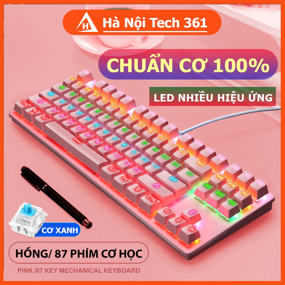 Bàn Phím Cơ Máy Tính Gaming K550 Pro Full Led 7 Chế Độ Hiêu Ứng