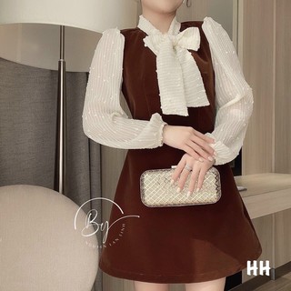 Váy nơ 2 màu dành cho nữ