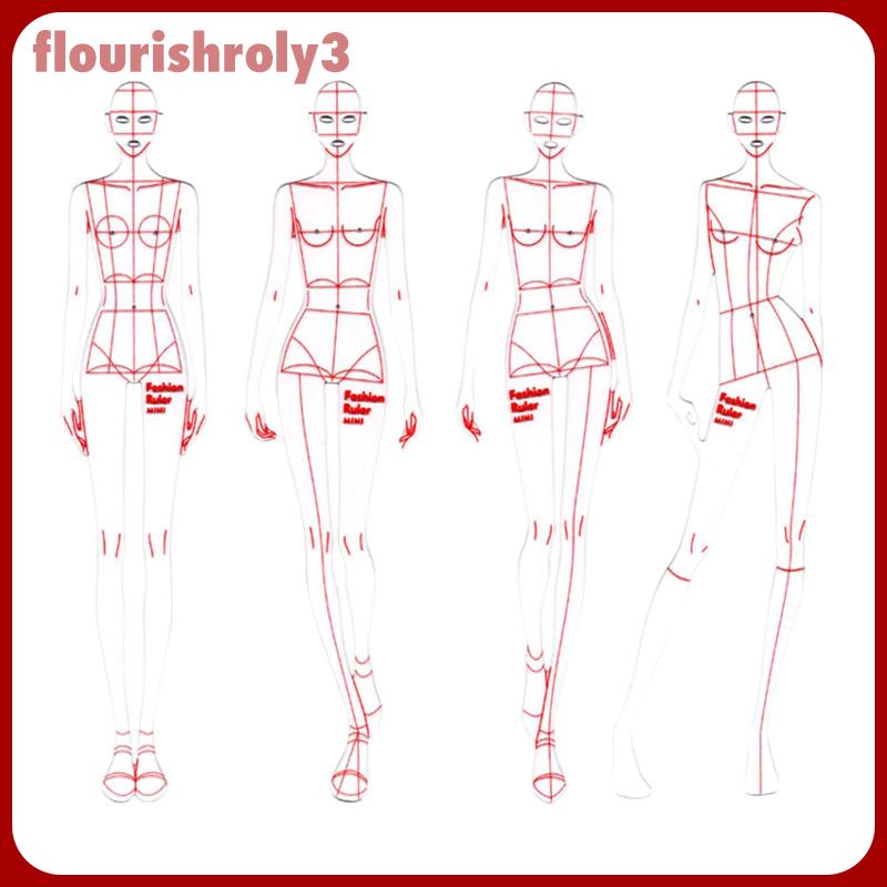 Bộ Thước Vẽ Phác Thảo Thiết Kế Thời Trang