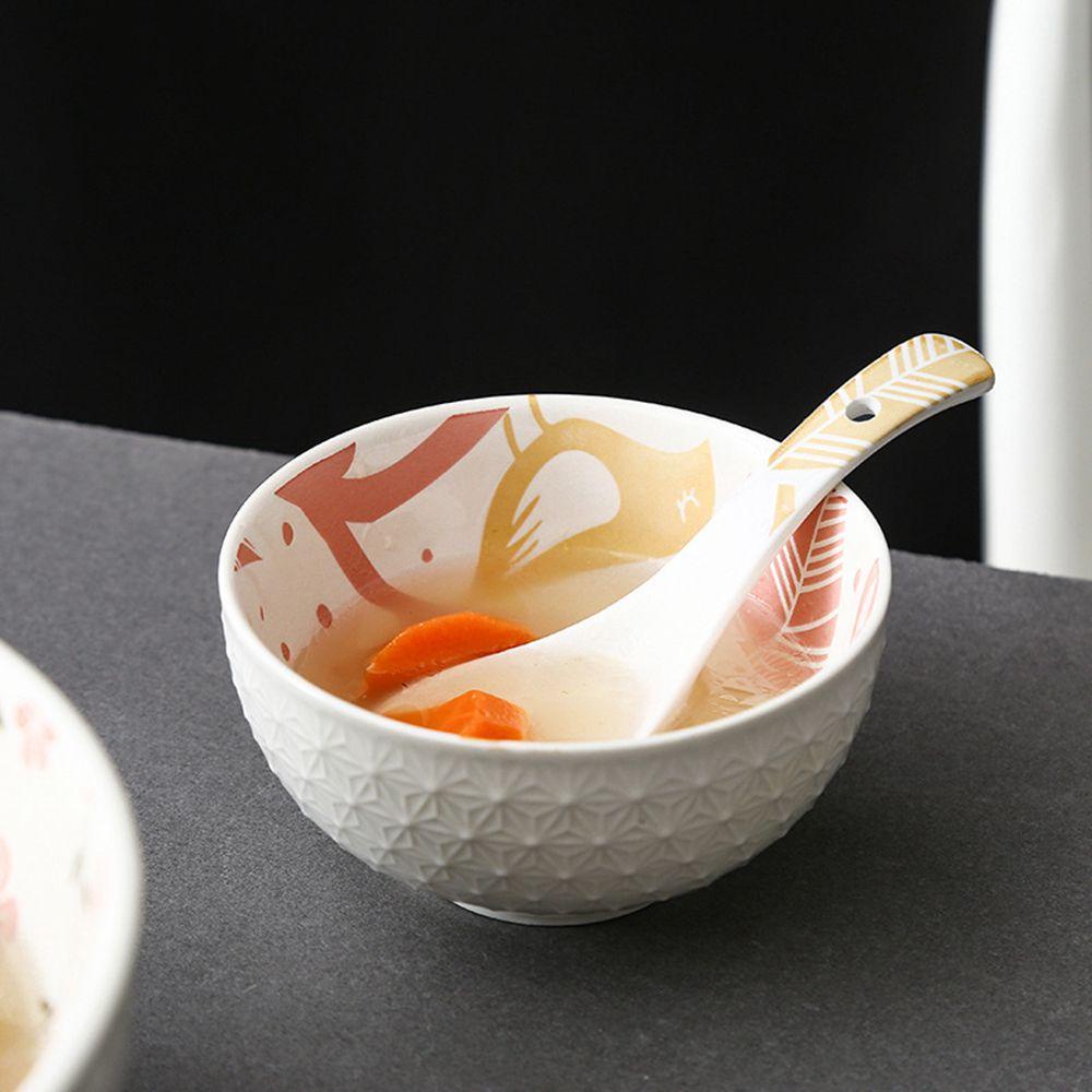 Thìa Ăn Súp Bằng Sứ Phong Cách Nhật Bản