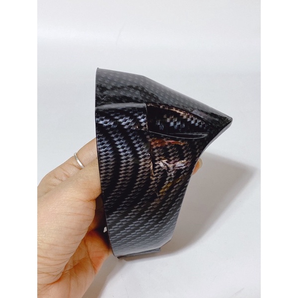 Chụp đít pô Ex150 Exciter 150 màu Carbon, đen nhám, bạc.