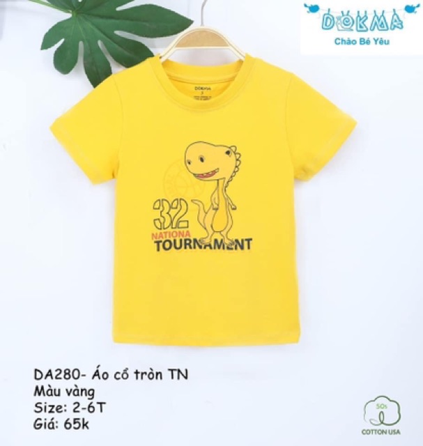 Áo cộc tay Dokma 2-6Y