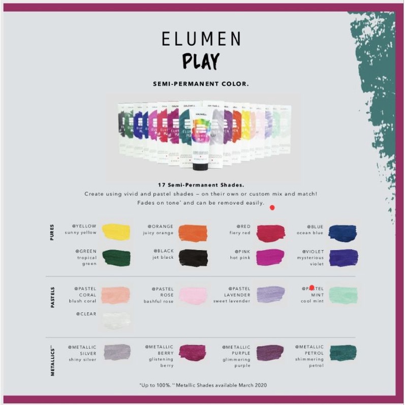 MÀU NHUỘM GOLDWELL ELUMEN PLAY 120ML