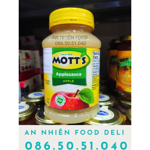 Sốt Táo Apple Sauce Motts 680G Nhập Khẩu Từ Mỹ