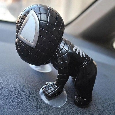 Phụ kiện trang trí xe ô tô hình Spiderman đáng yêu