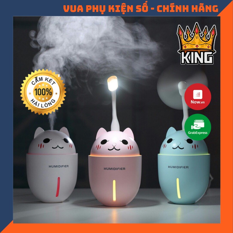 Máy Phun Sương Mèo tạo ẩm mini 3 tác dụng