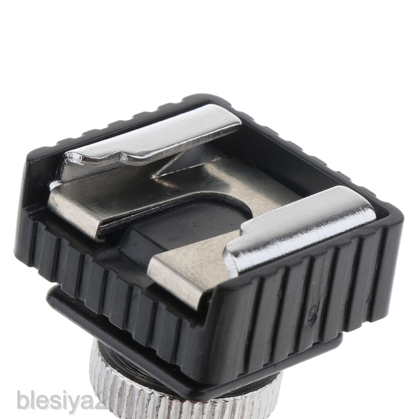 Flash Hot Shoe Adapter Speedlight Mount Converter Holder Bracket 1/4  Screw