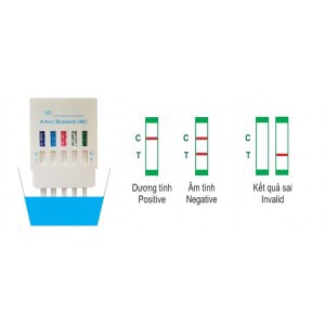 Que test thử ma túy tổng hợp 5 chân Amvi Biotech nước tiểu nhanh chóng tại nhà,chính xác, bảo mật,Che tên sản phẩm