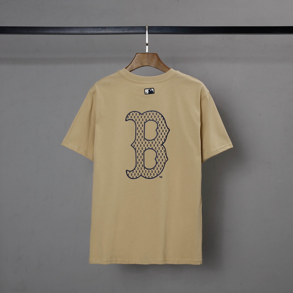 ❤❀  ❤ Áo Thun Cotton Ngắn Tay Thêu Họa Tiết MLB NY Cá Tính Cho Nam Nữ