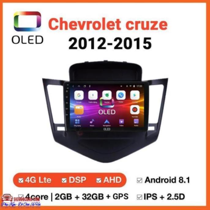 [ SALE ] [Rẻ số 1] Màn Hình Android Oled C2 Theo Xe CHEVROLET CRUZE 2012-2015 .
