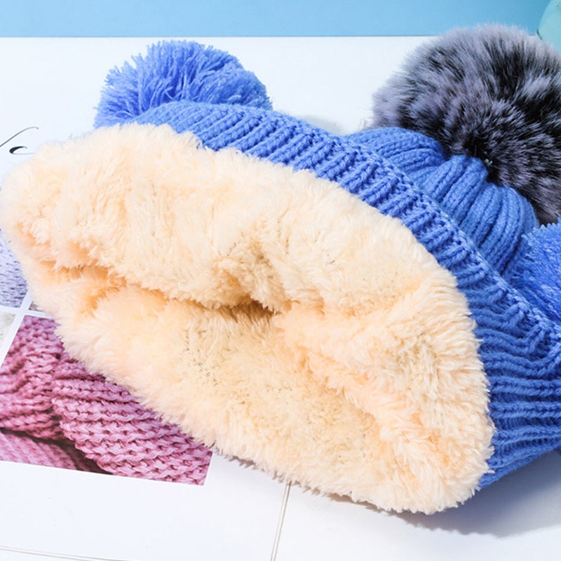 Mũ beanie Trùm Đầu Giữ Ấm Thời Trang Cho Bé