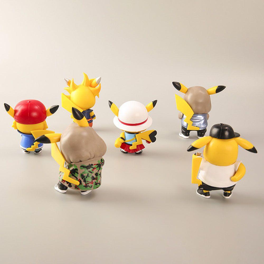 Mô Hình Pikachu Mặc Quần Áo Dễ Thương