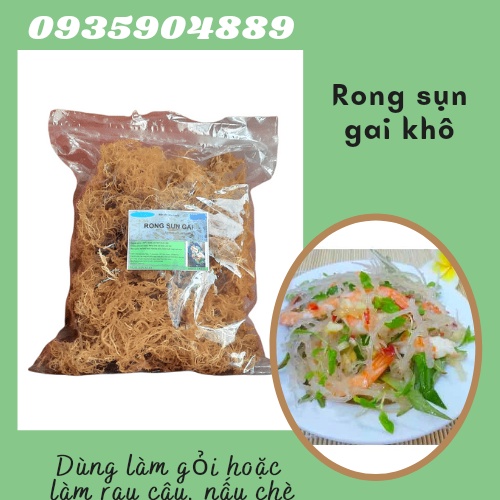 500g Rong Sụn Gai Khô Nha Trang dùng làm gỏi hoặc nấu chè