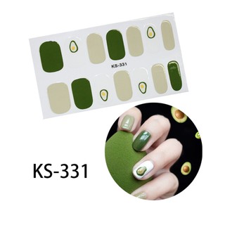 Bộ dán móng tay gồm 14 nail stick không thấm nước