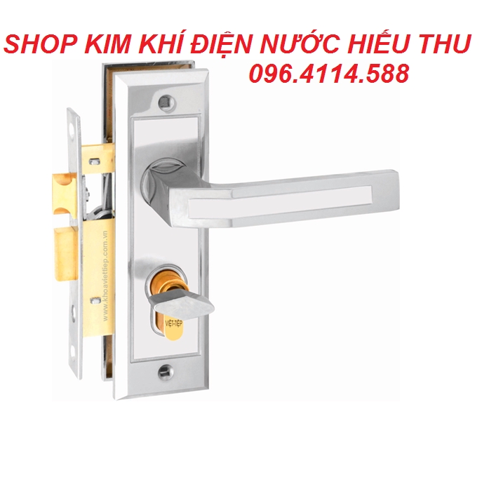 [GIÁ HỦY DIỆT-XẢ KHO ĐÓN TẾT] KHÓA TAY GẠT VIỆT TIỆP 04502- KHÓA THÔNG PHÒNG VIỆT TIỆP 04502