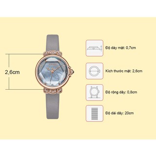Đồng hồ nữ JULIUS JA-1142D dây da