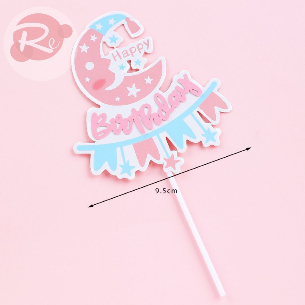 [SIÊU RẺ❤️] – Que cắm Trăng Sao - Trang trí bánh sinh nhật bánh kem