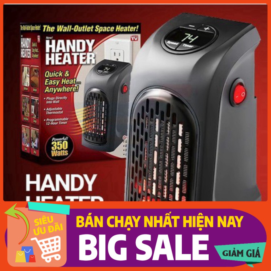 [FREE SHIP] 💥[FREESHIP+ CÓ VIDEO]💥 Quạt sưởi có hẹn giờ Handy Heater Hàng Chính Hãng💥BẢO HÀNH 12 THÁNG💥SIÊU HOT💥