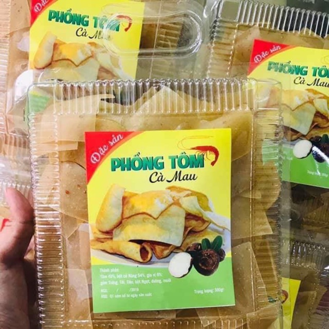 Phồng tôm cà mau 55k/ 1 gói 500g