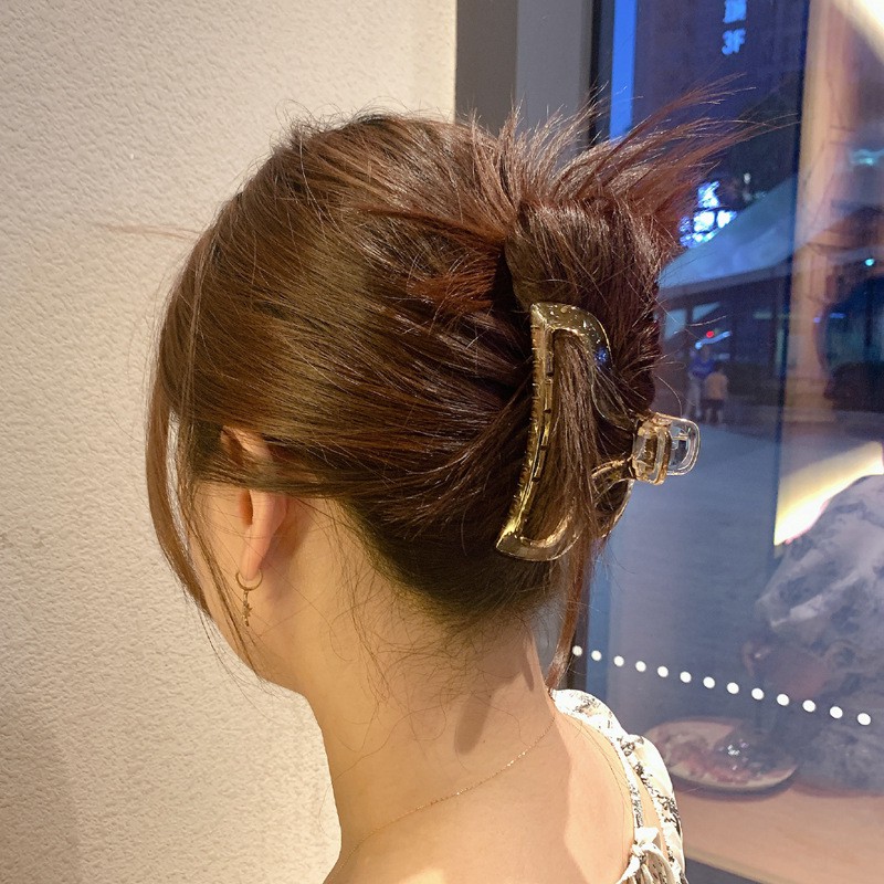 Kẹp tóc, cặp tóc hình cung trong suốt thời trang Hàn Quốc Gommiecorner