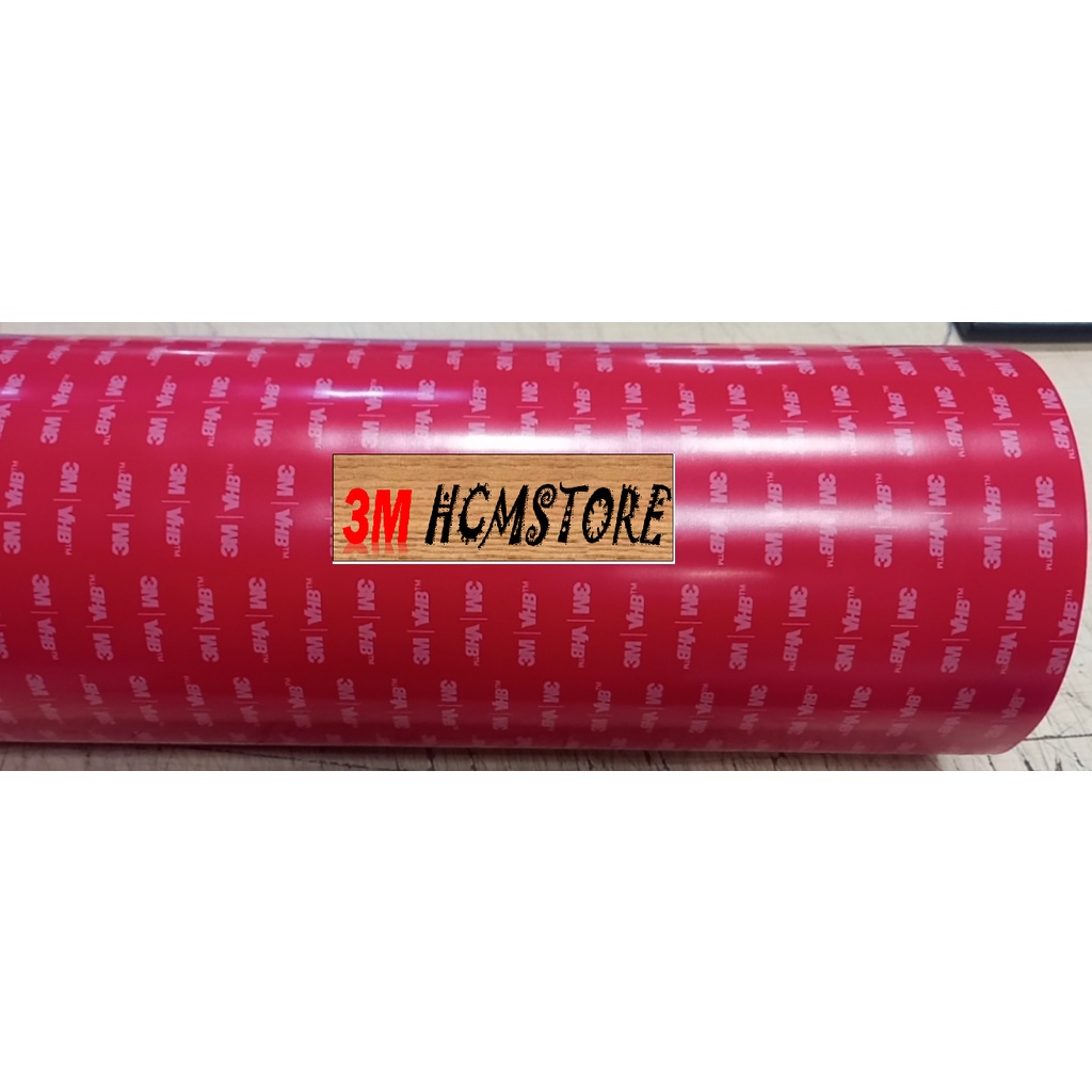 3M VHB 4910 20mm dài 4.5met Trong Suốt dầy 1,1mm - Băng Keo Hai Mặt Siêu Dính, Siêu Cường Lực chuyên dán kính, kim loại