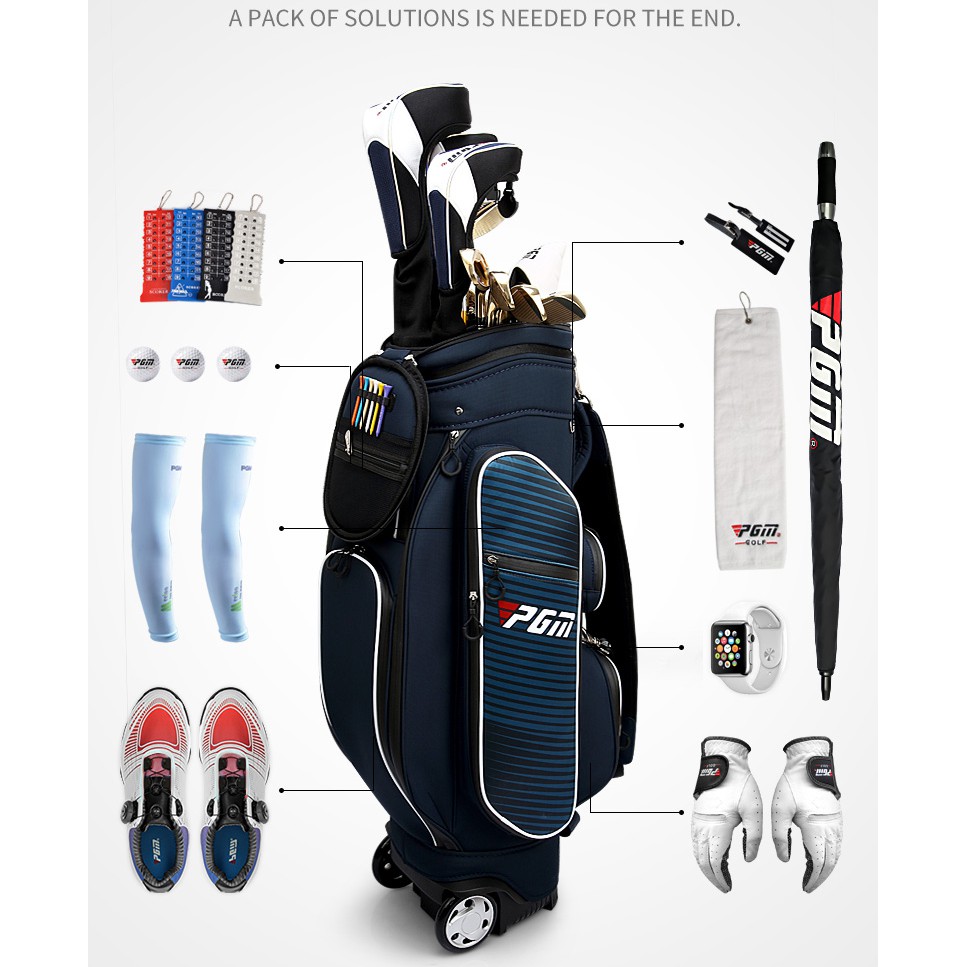 TÚI GẬY GOLF FULLSET - PGM GOLF BAG DETACHABLE STYLE - QB045