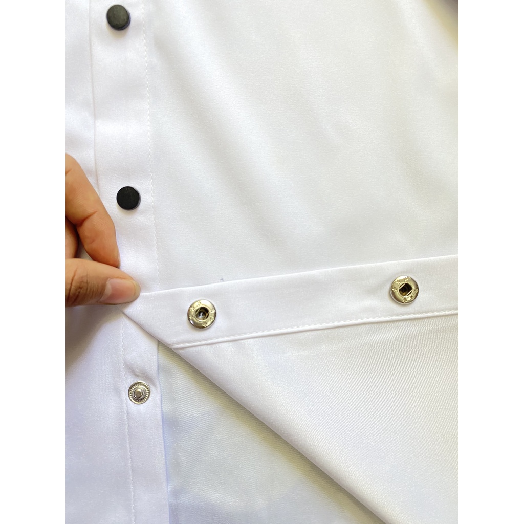 Áo Sơ Mi tay ngắn Đen Trắng Nam Nút Bấm Co Giãn Form Body Vải Siêu Chất Siêu Đẹp Size M->5xl cho 40 đến 75kg