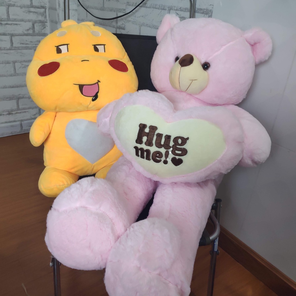 Gấu bông Teddy Ôm Tim, Teddy Hug Me Siêu Bự