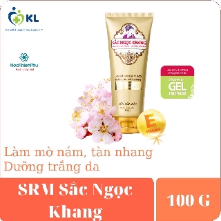 Sữa Rửa Mặt Sắc Ngọc Khang tube 100g- Làm mờ nám, tàn nhang, Dưỡng trắng da