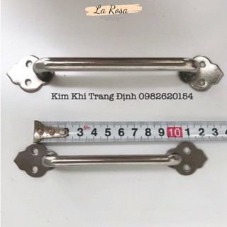 Tay tủ inox đặc hoa văn