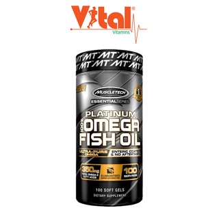 Viên Dầu Cá MuscleTech Platinum Fish Oil 100 Viên