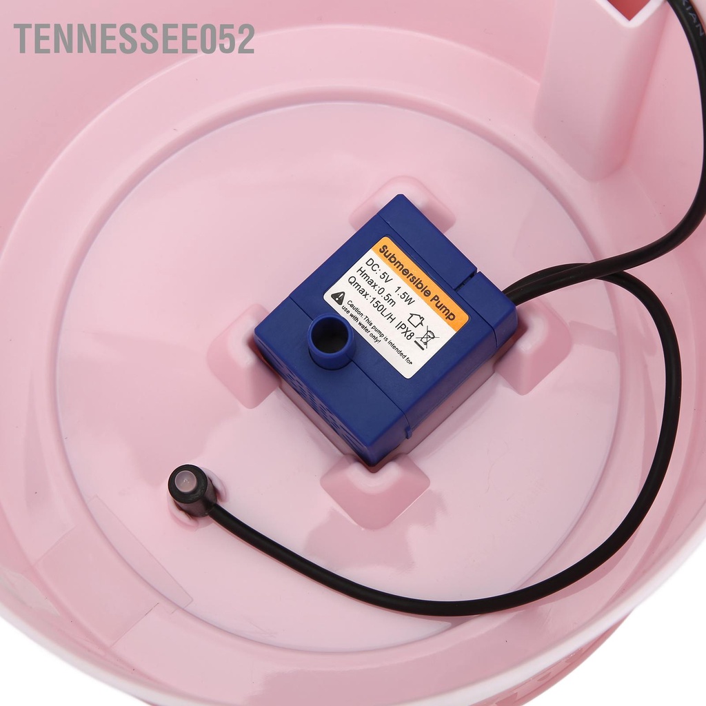 Máy Lọc Nước Tự Động - Máy Uống Nước Tự Động Cho Mèo có đèn LED 2.4L